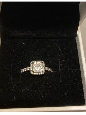 Pandora Sterling Silver Sparkling Pavé Band Ring